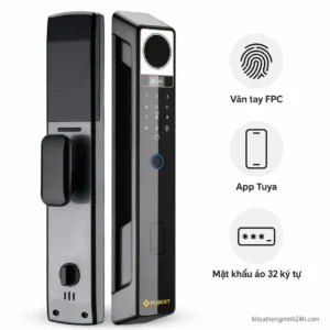 Khóa Cửa Gỗ Hubert HB CG69 Black
