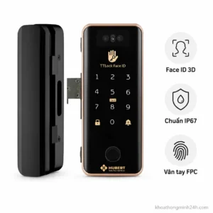Khóa Cửa Kính Hubert HB CK79F Black