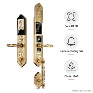 Khóa Cửa Đại Sảnh Hubert HB DSI8F EU Gold 24K