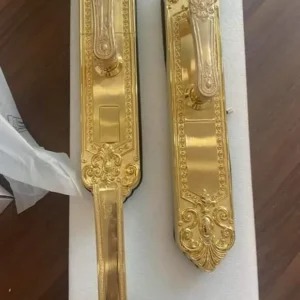 Khóa Cửa Đại Sảnh Hubert HB DS77 Gold lắp đặt thực tế - khoathongminh24h (Ảnh 4)