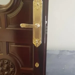 Khóa Cửa Đại Sảnh Hubert HB DS77 Gold lắp đặt thực tế - khoathongminh24h (Ảnh 6)