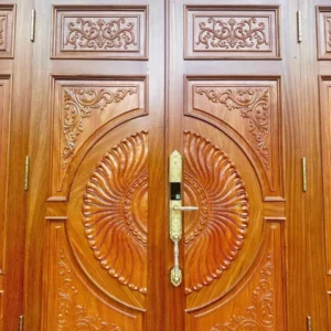 Khóa Cửa Đại Sảnh Hubert HB DS79 Gold lắp đặt thực tế - khoathongminh24h (Ảnh 4)