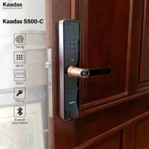 Khóa cửa thông minh Kaadas S500C-2 lắp đặt thực tế - khoathongminh24h (Ảnh 3)