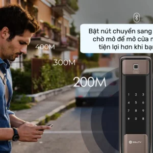 Khóa cửa thông minh Solity GSP-2000BK lắp đặt thực tế - khoathongminh24h (Ảnh 3)